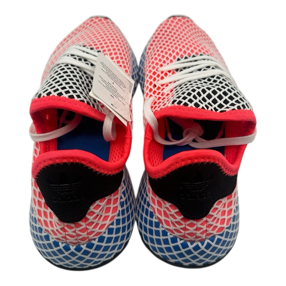 Adidas Originals Deerupt Runner Shoes YOUTH Kids Size 5 Red/Blue Sneakers DA9610 - Picture 9 of 10